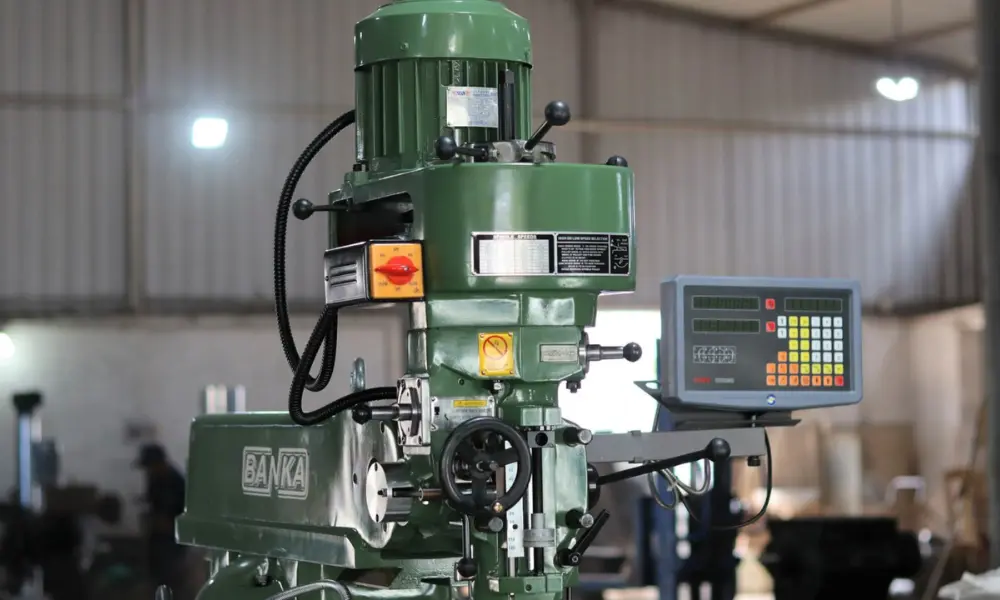 DRO Milling Lathe Machine Work